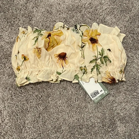 NWT H&M Bandeau Top size M/L - Picture 2 of 5